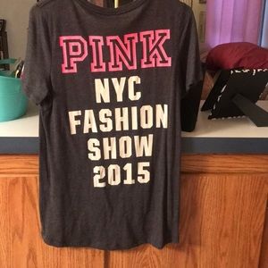 PINK Victoria's Secret Tops - VS PINK 2015 Fashion Show tee PINK Victoria's Secret Tops - VS PINK 2015 Fashion Show tee